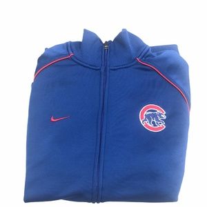 NIKE FIT CHICAGO CUBS MLB FULL ZIP UP JACKET SIZE SMALL